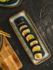 Ceramiczny PÓŁMISEK talerz długi 25cm do SUSHI przystawek 